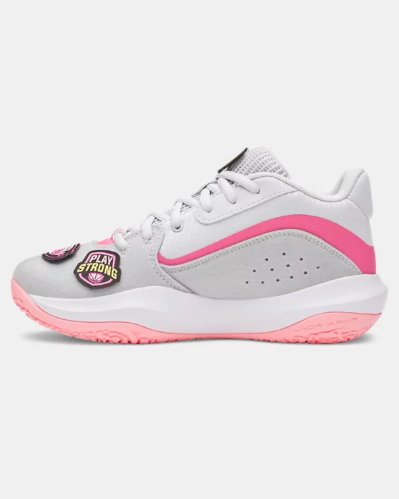 UA Lockdown 7 VC Grade School Basketball Shoes - Image 2