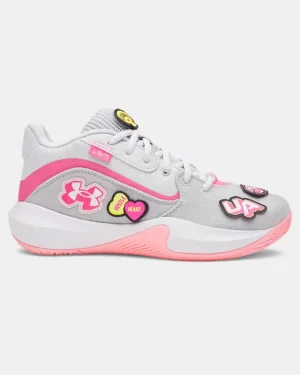UA Lockdown 7 VC Grade School Basketball Shoes