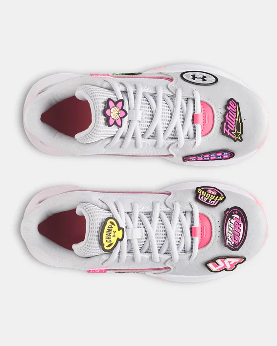 UA Lockdown 7 VC Grade School Basketball Shoes - Image 3