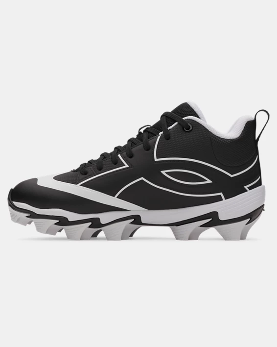 UA Leadoff Icon Mid RM Jr. Boys Baseball Cleats - Image 2