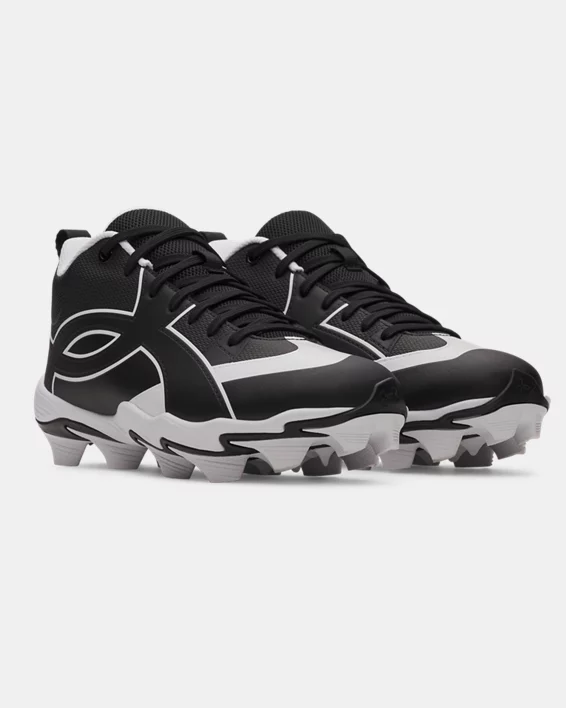 UA Leadoff Icon Mid RM Jr. Boys Baseball Cleats - Image 4