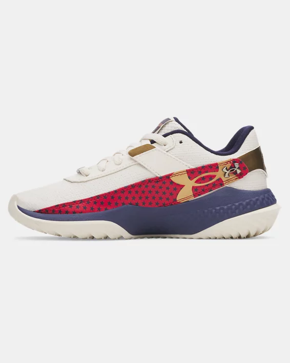 UA Harper 10 Turf Jr. USA Boys Baseball Shoes - Image 2
