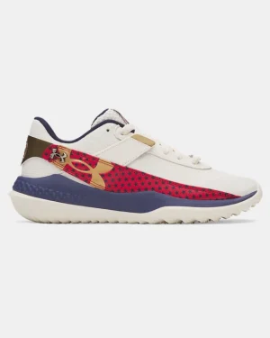 UA Harper 10 Turf Jr. USA Boys Baseball Shoes