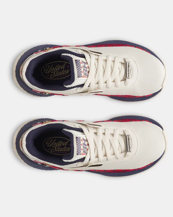 UA Harper 10 Turf Jr. USA Boys Baseball Shoes - Image 3