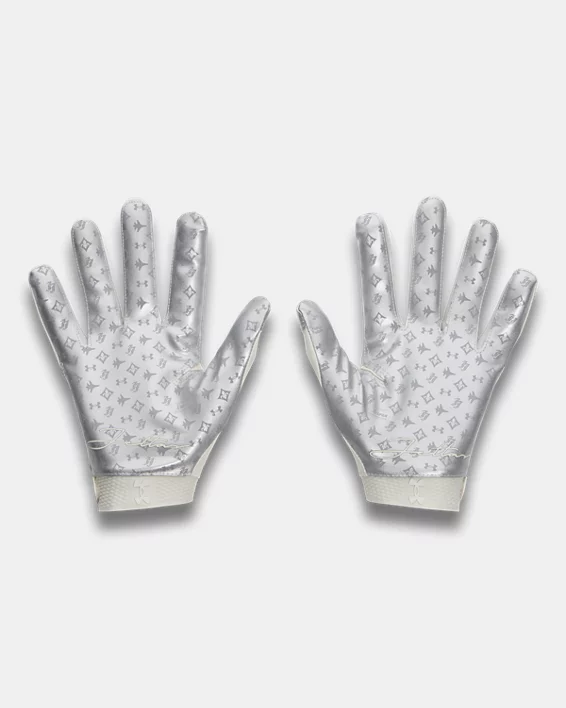 UA Blur Justin Jefferson PE Mens Football Gloves - Image 2