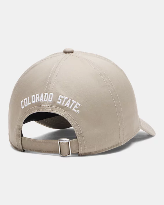 UA Garment Washed Performance Cotton Collegiate Womens Adjustable Cap - Image 2