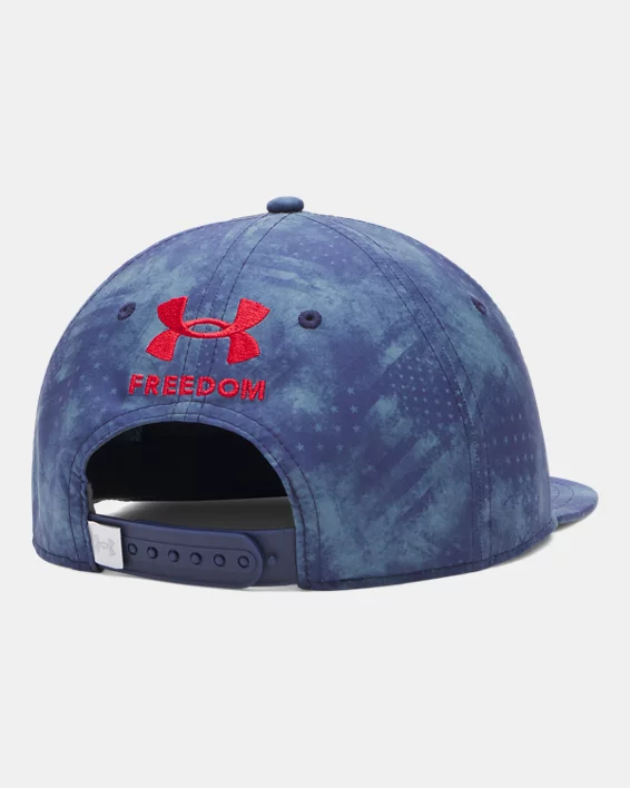 UA Freedom ArmourFuse Collegiate Unisex Flat Brim Hat - Image 2