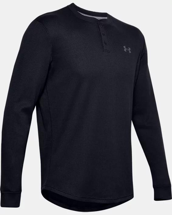 UA Waffle Mens Henley - Image 5
