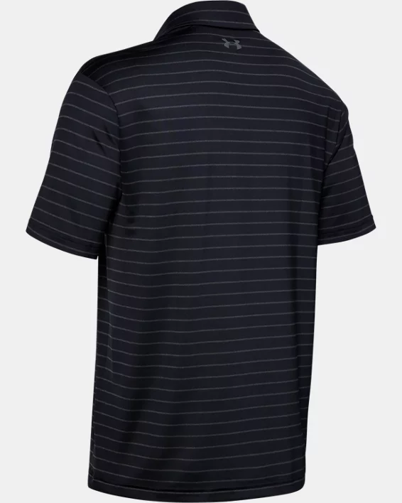 UA Playoff Core Stripe Mens Polo - Image 6