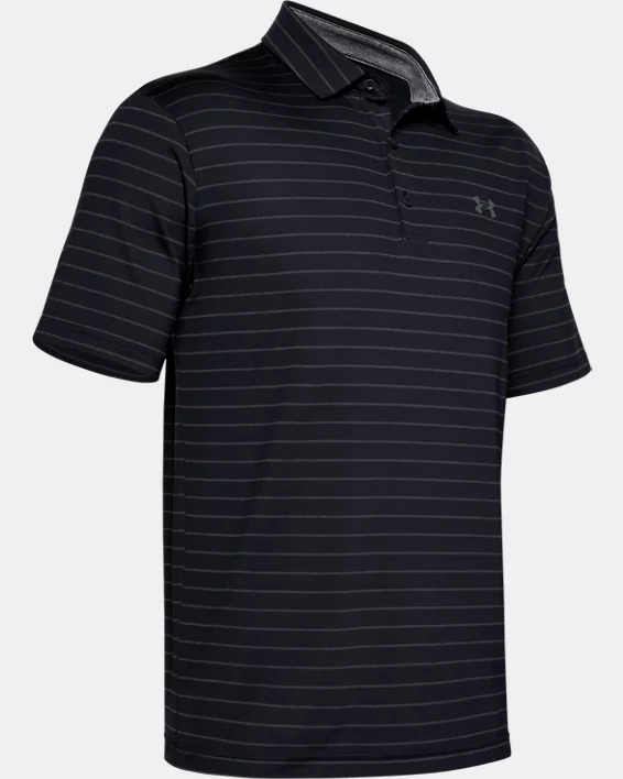 UA Playoff Core Stripe Mens Polo - Image 5