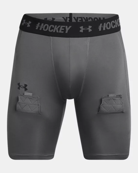 UA Hockey Compression Mens 9 Shorts - Image 3
