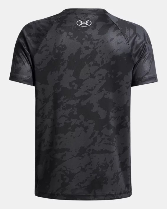UA Tech Big Logo Printed Boys Short Sleeve - Image 2