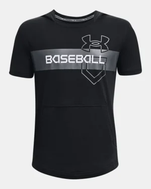 UA Baseball Short Sleeve Boys Hoodie