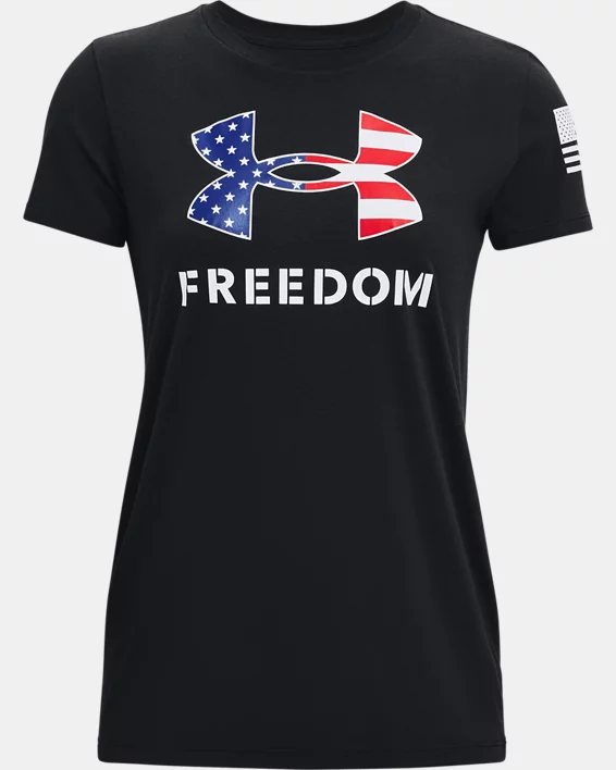 UA Freedom Logo Womens T-Shirt - Image 5