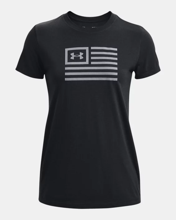 UA Freedom Flag Womens T-Shirt - Image 5