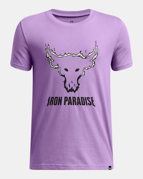 Project Rock Brahman Boys Short Sleeve