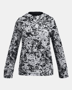Girls Armour Fleece Printed Hoodie