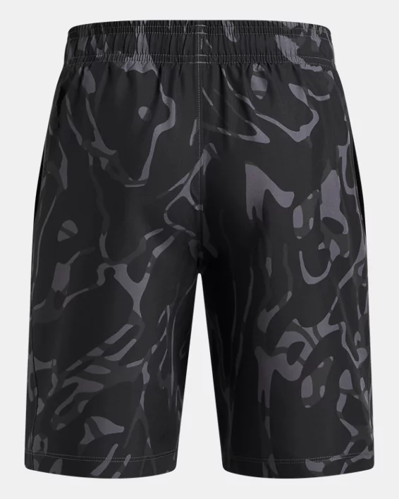 UA Tech Woven Printed Boys Shorts - Image 2