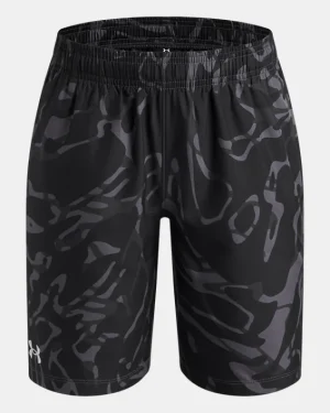 UA Tech Woven Printed Boys Shorts