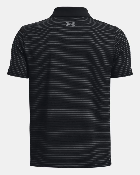 UA Matchplay Stripe Boys Polo - Image 2