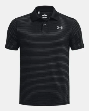 UA Matchplay Stripe Boys Polo