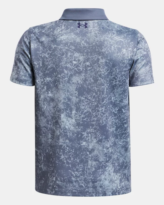 UA Performance Printed Boys Polo - Image 2