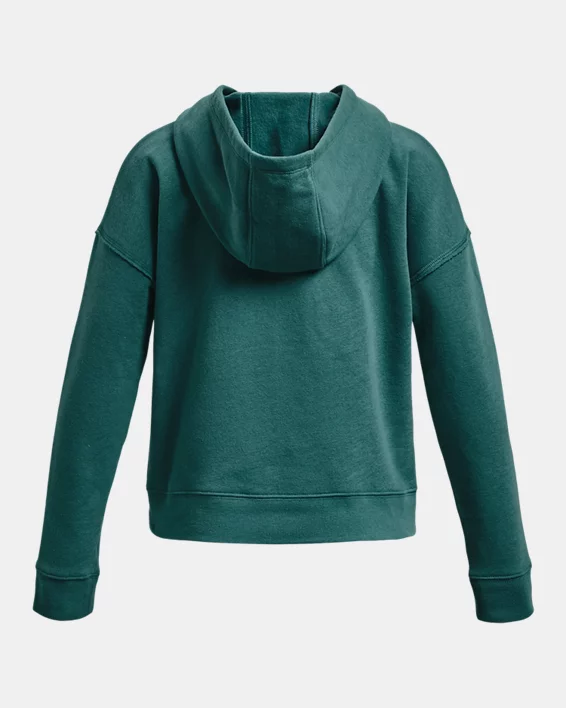 Project Rock Heavyweight Terry Brahma Bull Girls Hoodie - Image 2