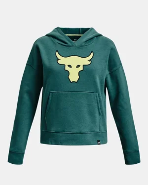 Project Rock Heavyweight Terry Brahma Bull Girls Hoodie