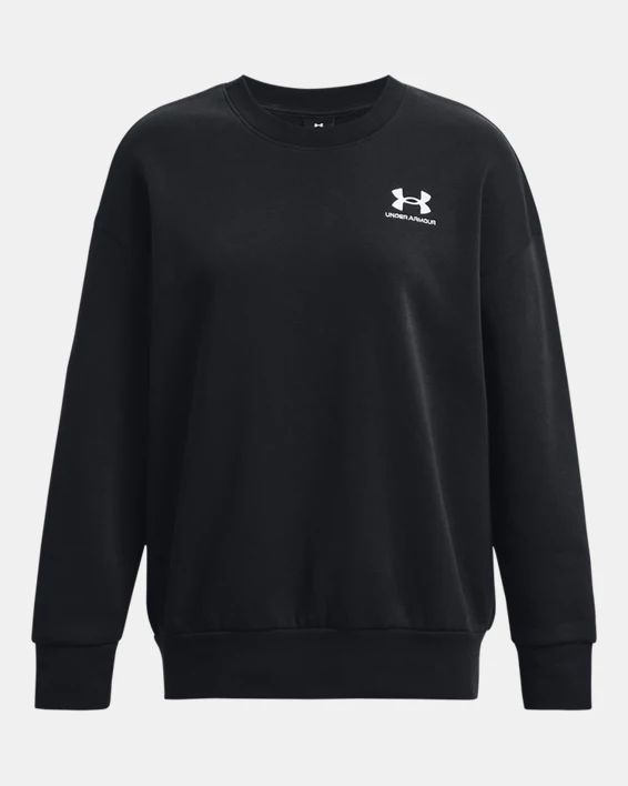 UA Icon Fleece Womens Oversized Crew - Image 4