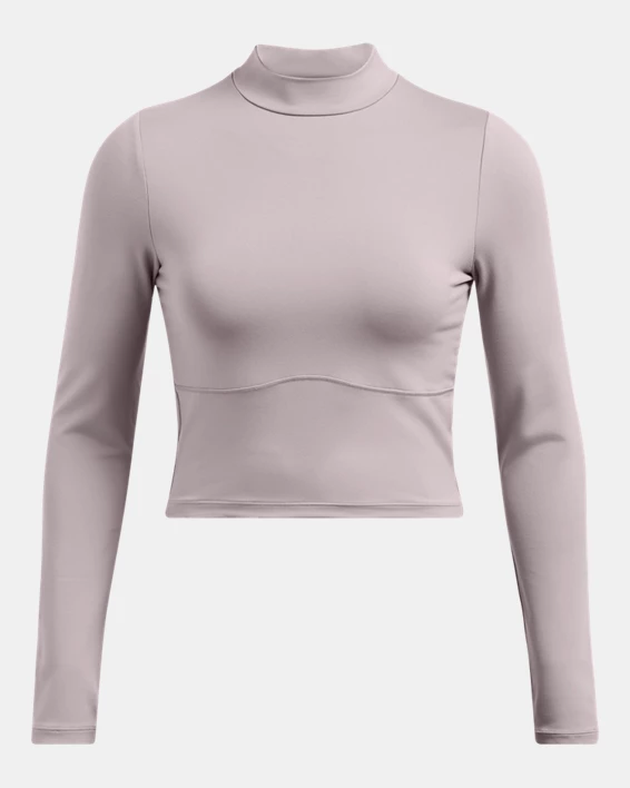 UA Meridian Womens Mock Long Sleeve - Image 4