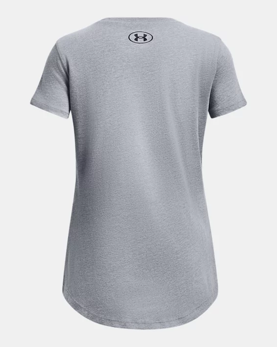 Girls UA Softball Logo Short Sleeve Girls Short Sleeve - Image 2
