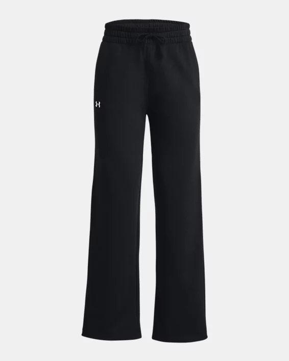 UA Rival Fleece Womens Straight Leg Pants - Image 5