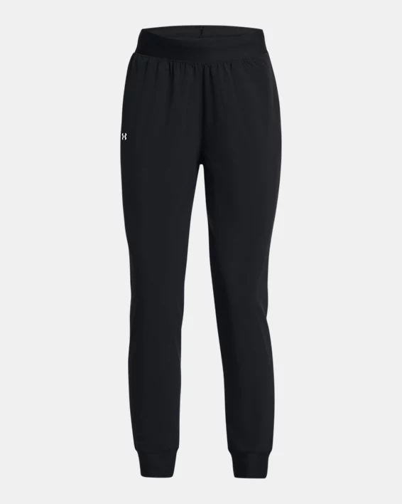 UA Rival Womens High-Rise Woven Pants - Image 5
