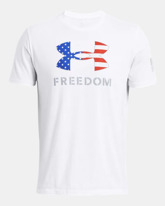 UA Freedom Logo Mens T-Shirt - Image 3