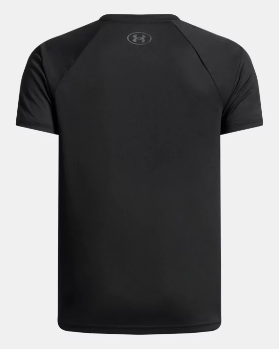 UA Tech Split Wordmark Boys Short Sleeve - Image 4