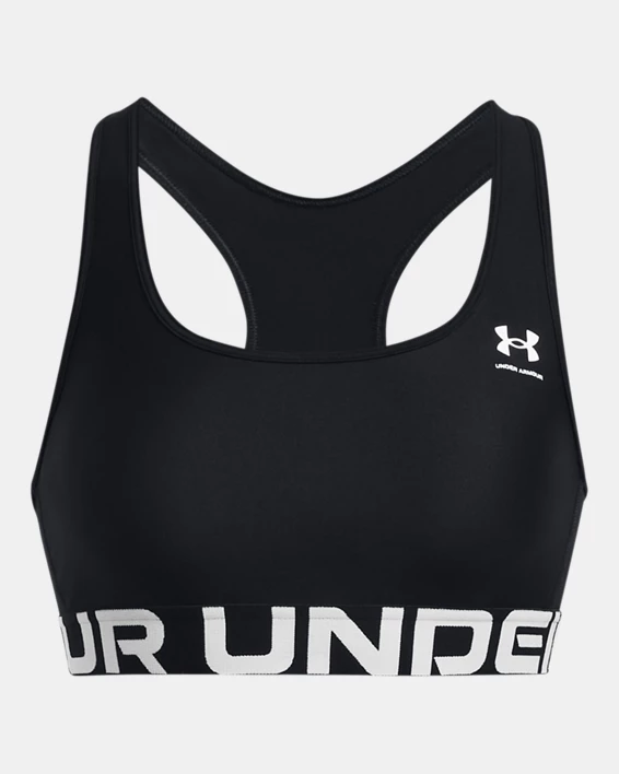 HeatGear Mid Branded Womens Sports Bra - Image 10
