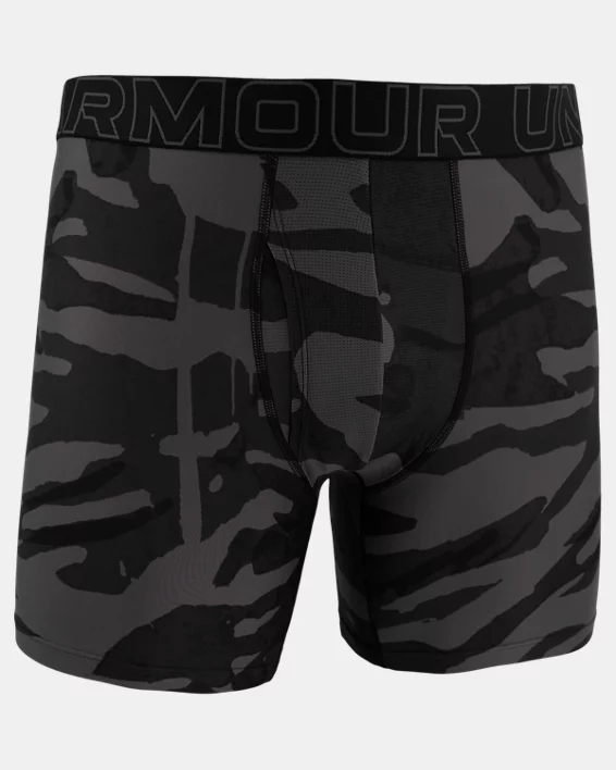 UA Performance Tech Printed Mens 6 Boxerjock - Image 3