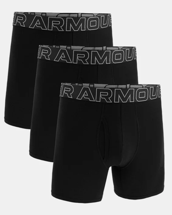 UA Performance Cotton Mens 6 3-Pack Boxerjock - Image 3