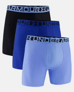 UA Essential Tech Mens 6 3-Pack Boxerjock