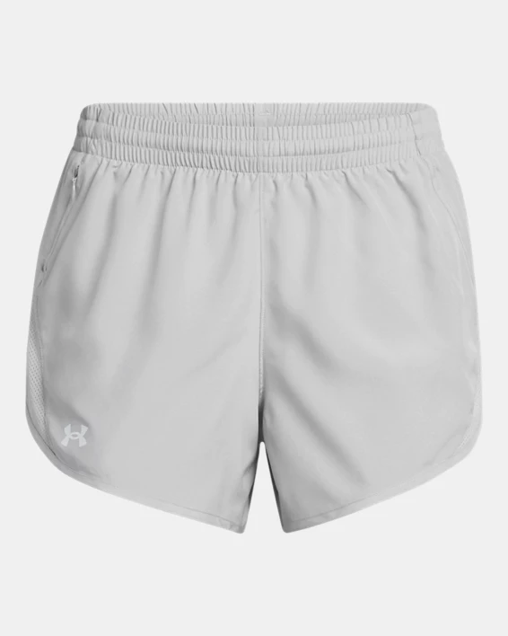 UA Fly-By Heather Womens 3 Shorts - Image 5
