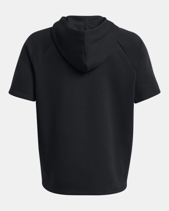 UA Rival Fleece Mens Short Sleeve Hoodie - Image 5