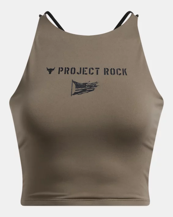 Project Rock Veterans Day Womens Fitted Tank - Image 5