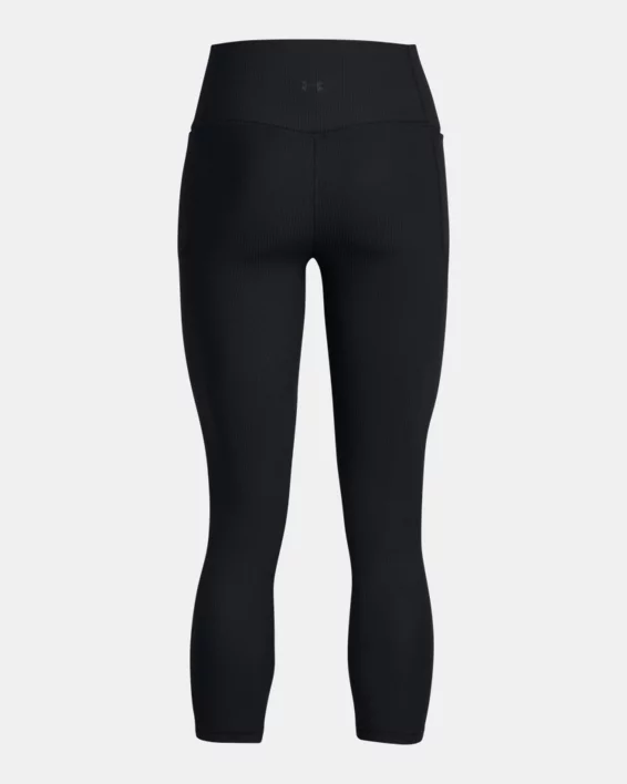 UA Meridian Rib Womens Ankle Leggings - Image 6