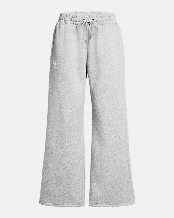 UA Icon Fleece Womens Wide Leg Pants - Image 9