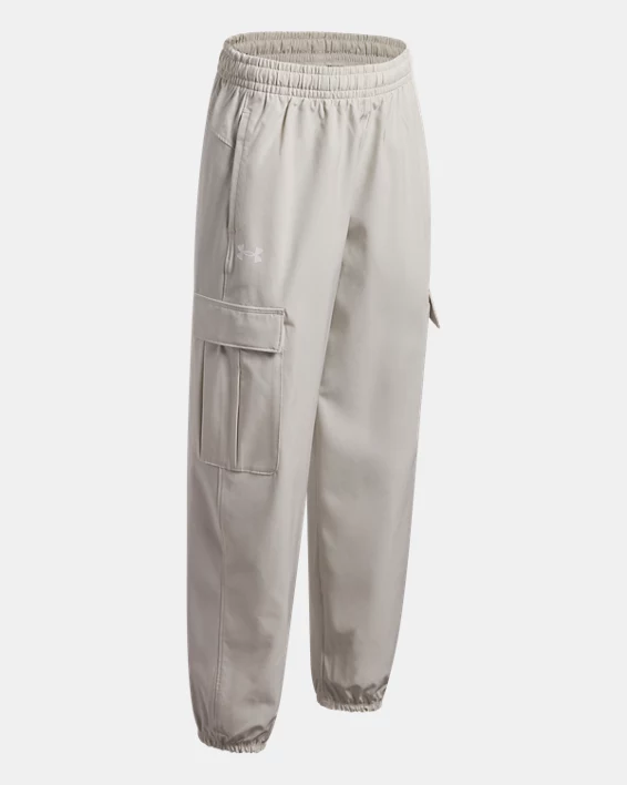 UA Rival Woven Girls Cargo Pants - Image 3
