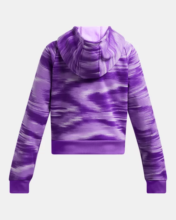Armour Fleece Pro Print Girls Hoodie - Image 2