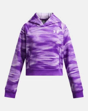 Armour Fleece Pro Print Girls Hoodie