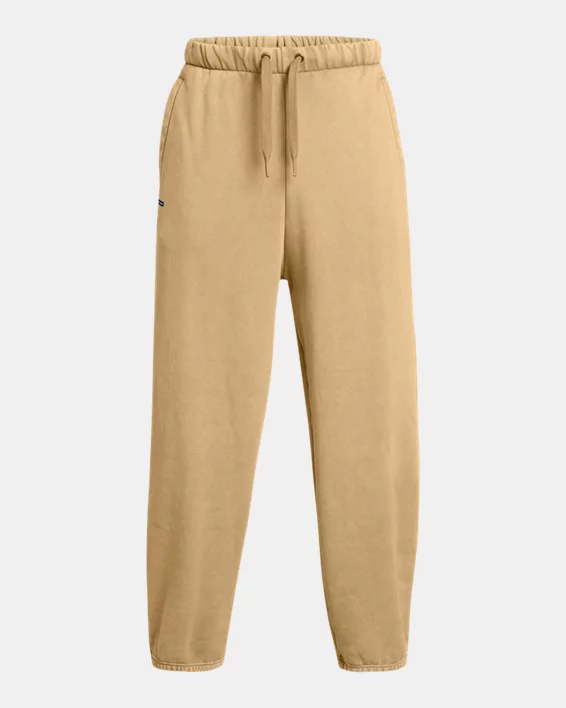 UA Icon Heavyweight Fleece Wash Mens Oversized Pants - Image 6