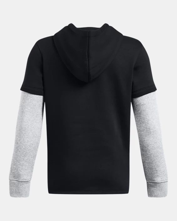 UA Icon Fleece Boys Jersey Hoodie - Image 2