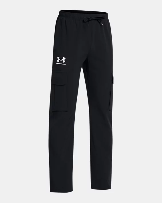 UA Icon Woven Boys Pants - Image 3